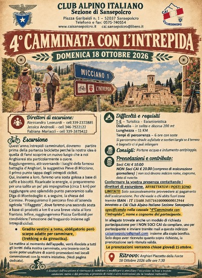 4° Camminata con l'Intrepida