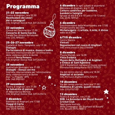 Programma Anghiari di Natale