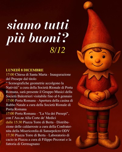 Programma Sansepolcro Borgo del Natale