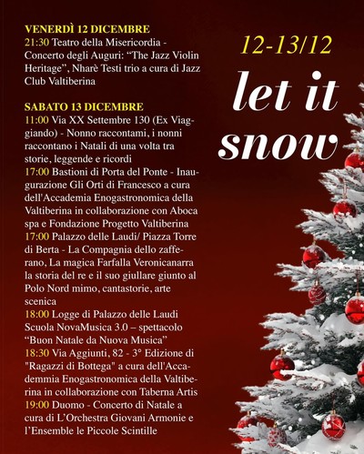 Programma Sansepolcro Borgo del Natale
