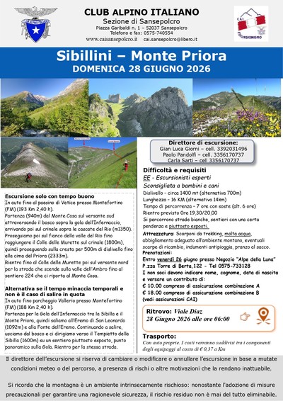Sibillini, Monte Priora