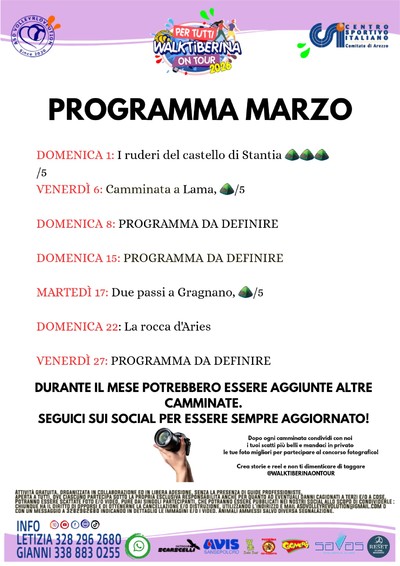 Programma di Marzo
