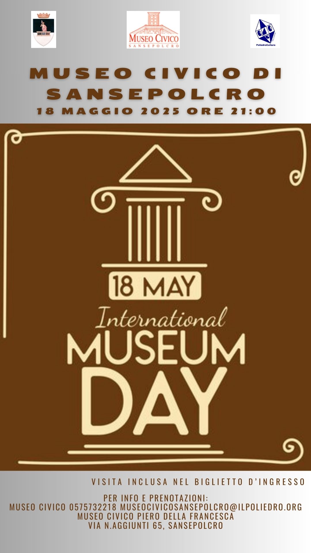 International Museum Day Museo Civico di Sansepolcro